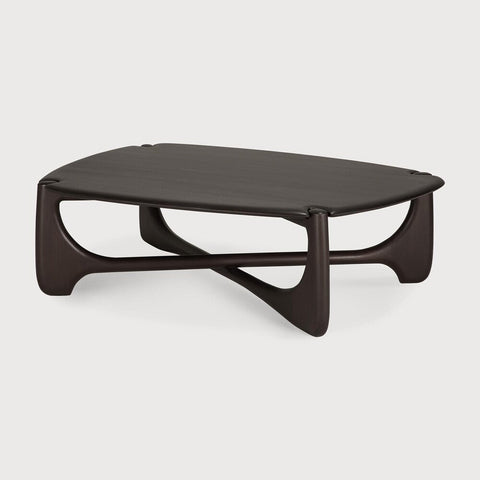 Pi Coffee Table – Pebble Shape Sculptural Solid Wood Accent Piece - Sage InteriorsEthnicraftCoffee Table