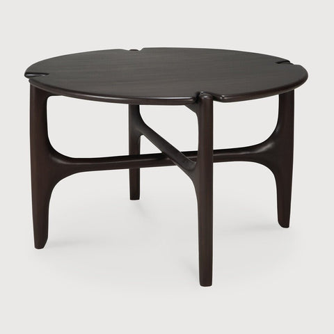 PI Coffee Table, Mahogany Dark Brown, Round - Sage Interiorsethnicraftcoffee table