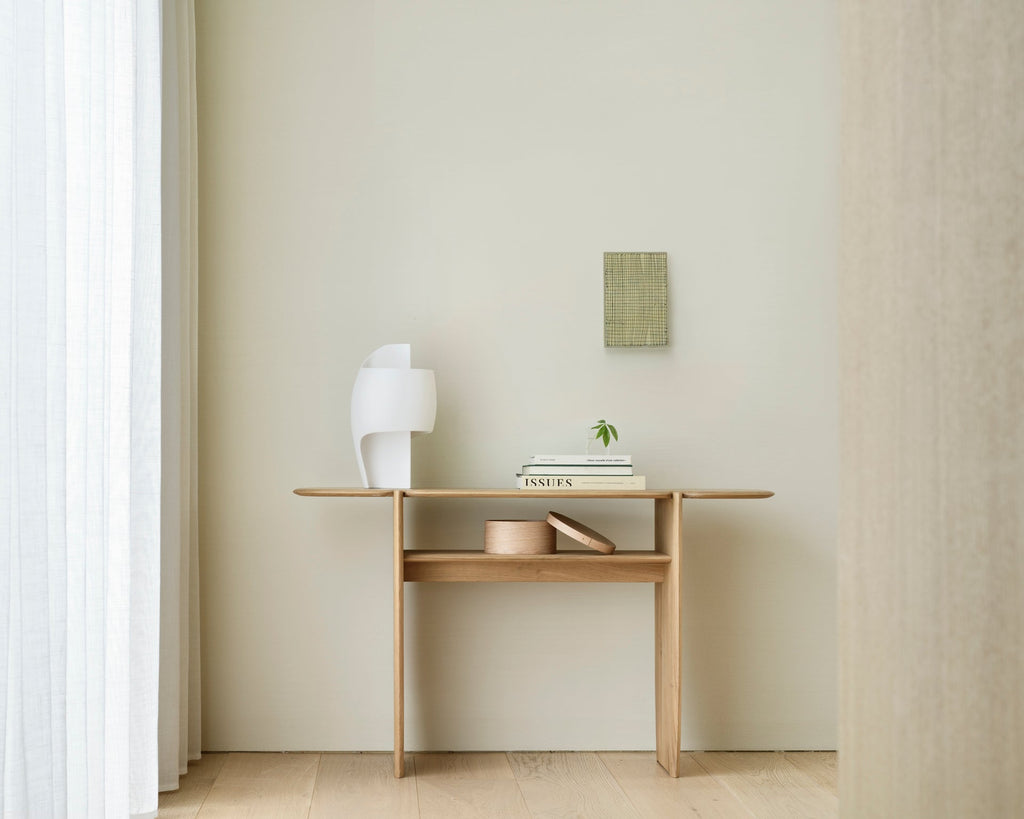 Pi Console – Sculptural Solid Wood Accent Table - Sage InteriorsEthnicraftConsole Table
