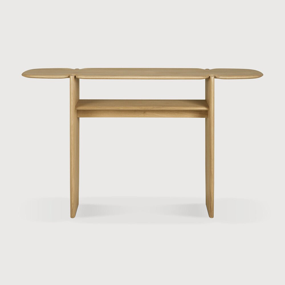 Pi Console – Sculptural Solid Wood Accent Table - Sage InteriorsEthnicraftConsole Table
