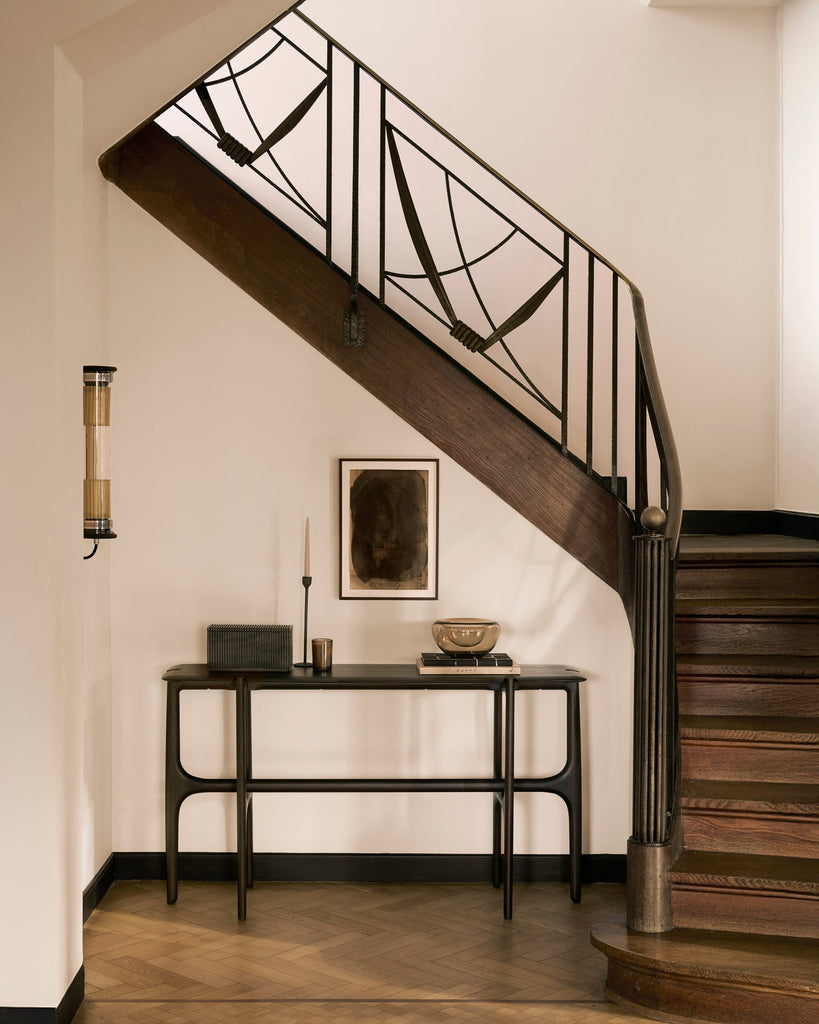 Pi Console – Sculptural Solid Wood Accent Table - Sage InteriorsEthnicraftConsole Table