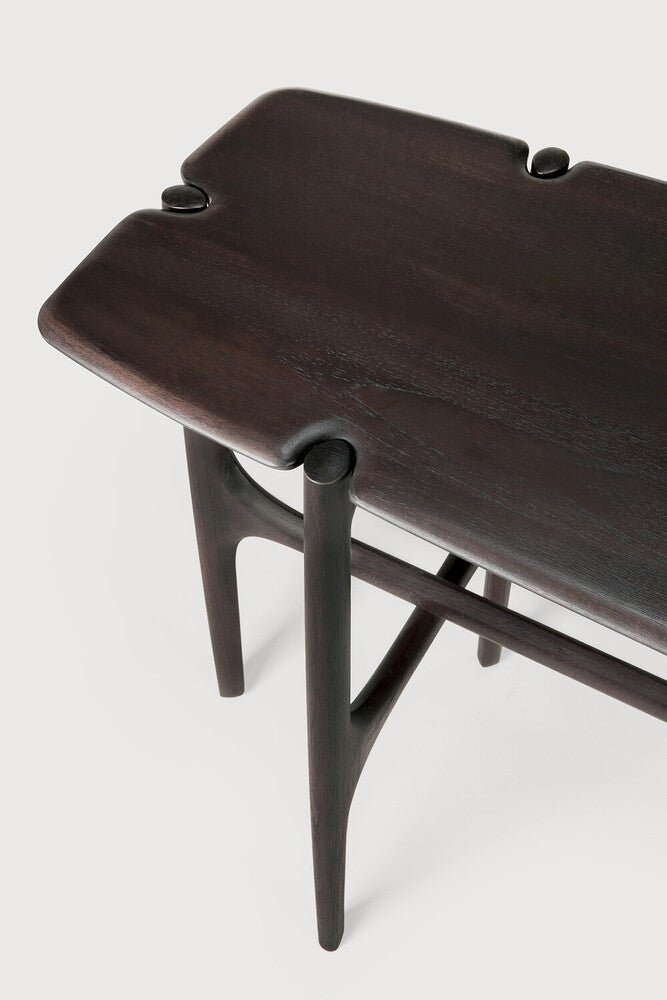 Pi Console – Sculptural Solid Wood Accent Table - Sage InteriorsEthnicraftConsole Table