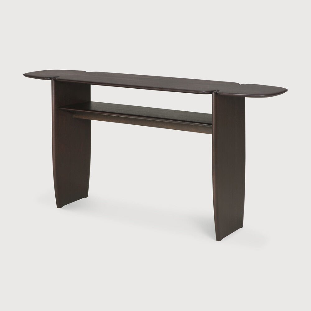 Pi Console – Sculptural Solid Wood Accent Table - Sage InteriorsEthnicraftConsole Table