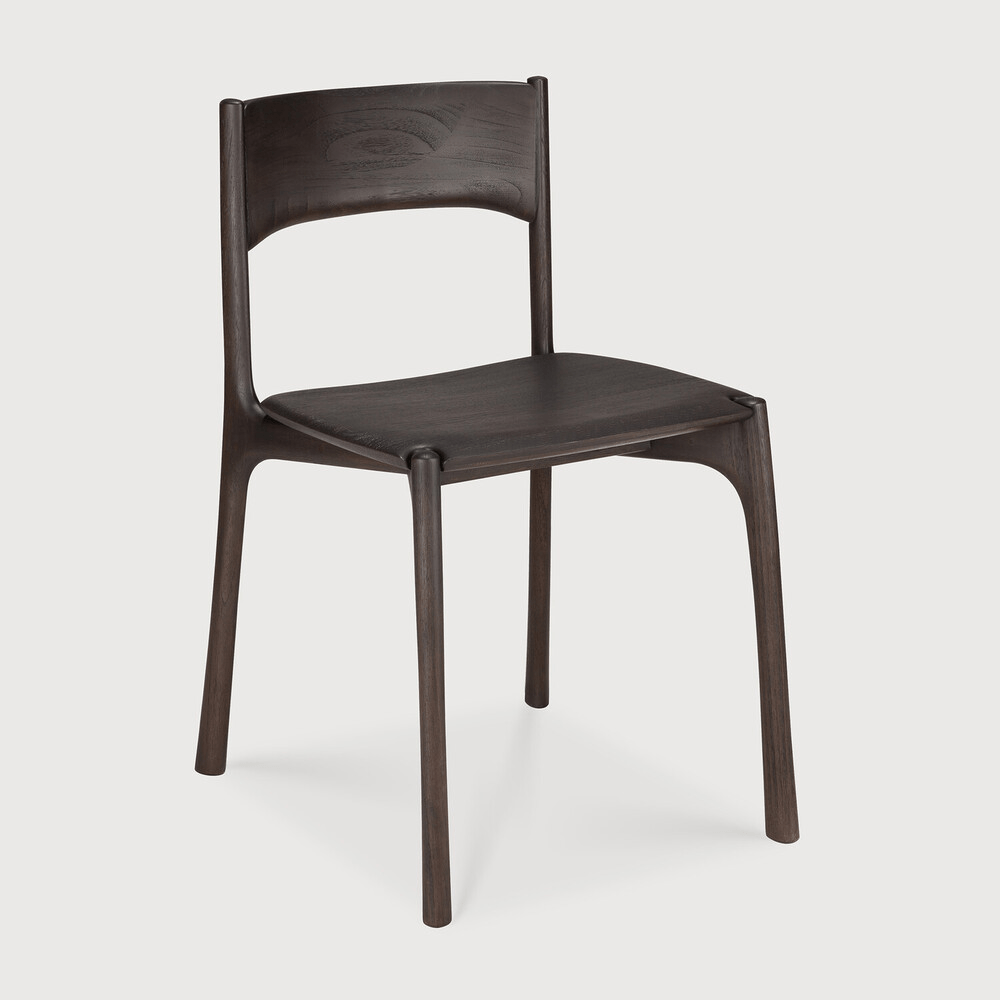Pi Dining Chair - Varnished Teak - Dark Brown - Sage InteriorsEthnicraftDining Chair