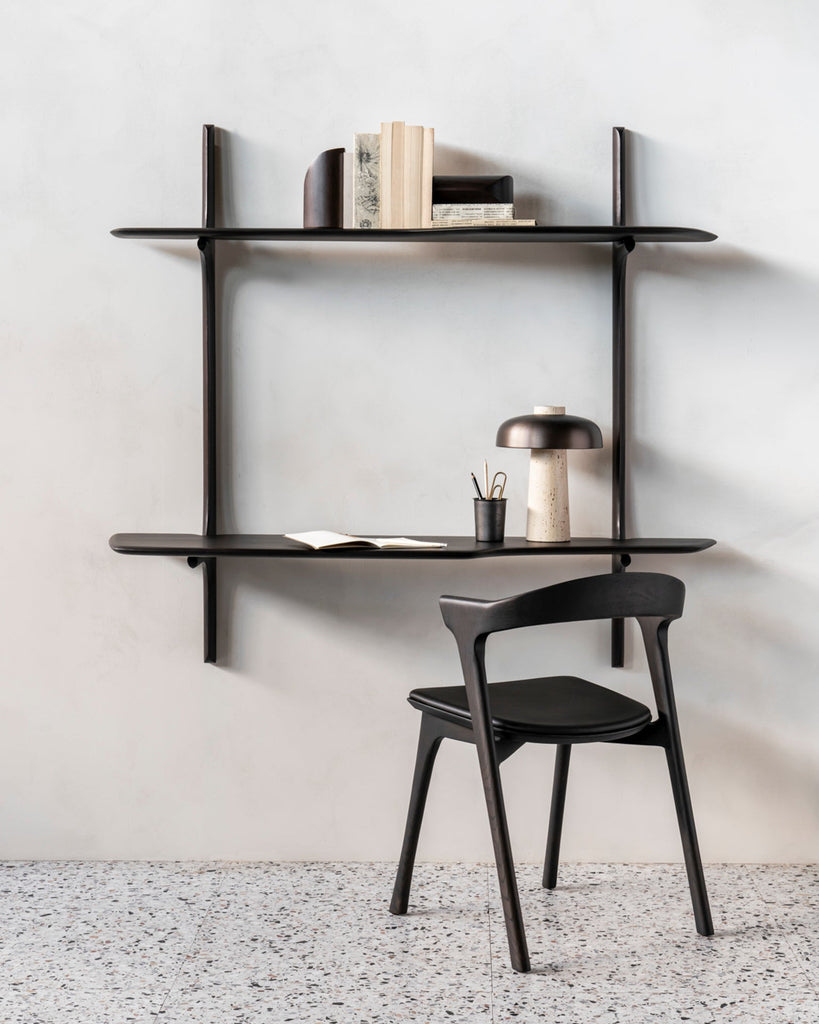 PI Wall Mounted Desk – Modern Solid Wood Floating Desk | Sage Interiors - Sage InteriorsEthnicraftDesk