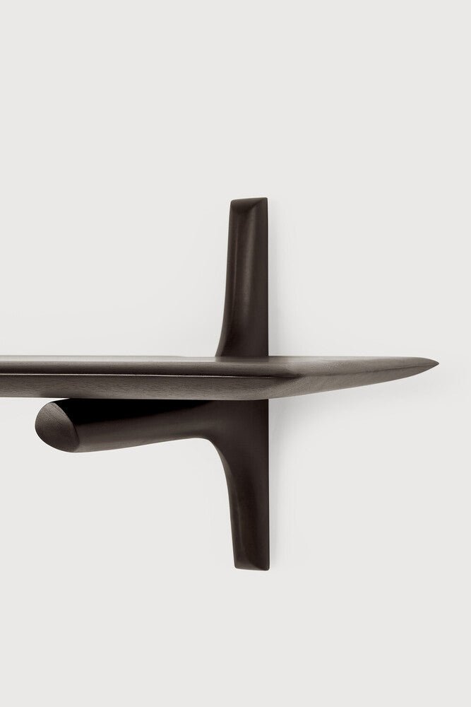 PI Wall Shelf Contemporary Solid Wood Floating Shelf Sage Interiors - Sage InteriorsEthnicraftKitchen