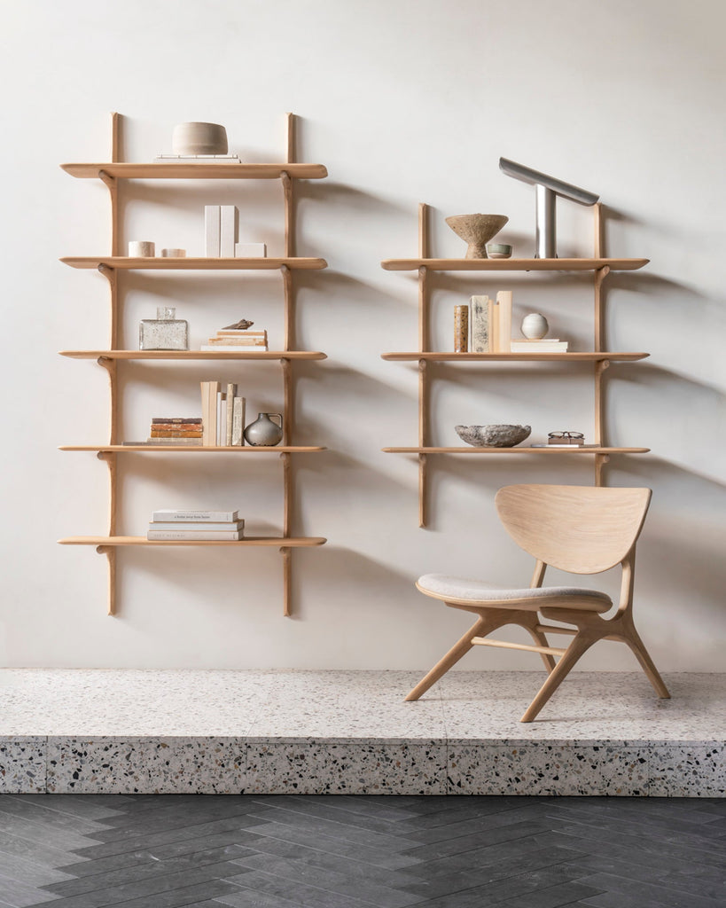 PI Wall Shelf Modern Solid Wood Wall Shelf Sage Interiors - Sage InteriorsEthnicraftKitchen