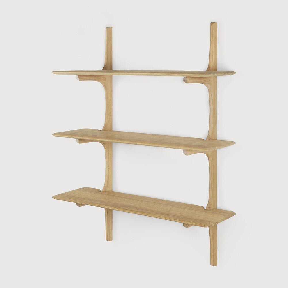 PI Wall Shelf Modern Solid Wood Wall Shelf Sage Interiors - Sage InteriorsEthnicraftKitchen