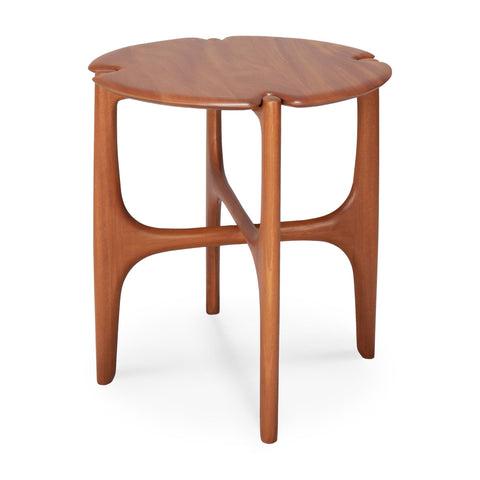 PI Side Table, Mahogany