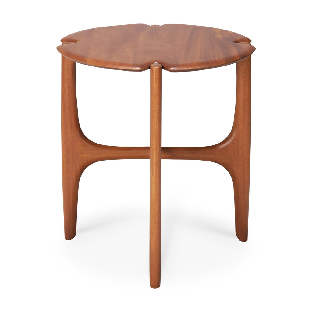 PI Side Table, Mahogany