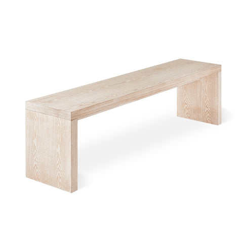 Plank Bench – Walnut or White Ash Veneer with Solid Wood Detailing - Sage InteriorsSage InteriorsPlank Bench