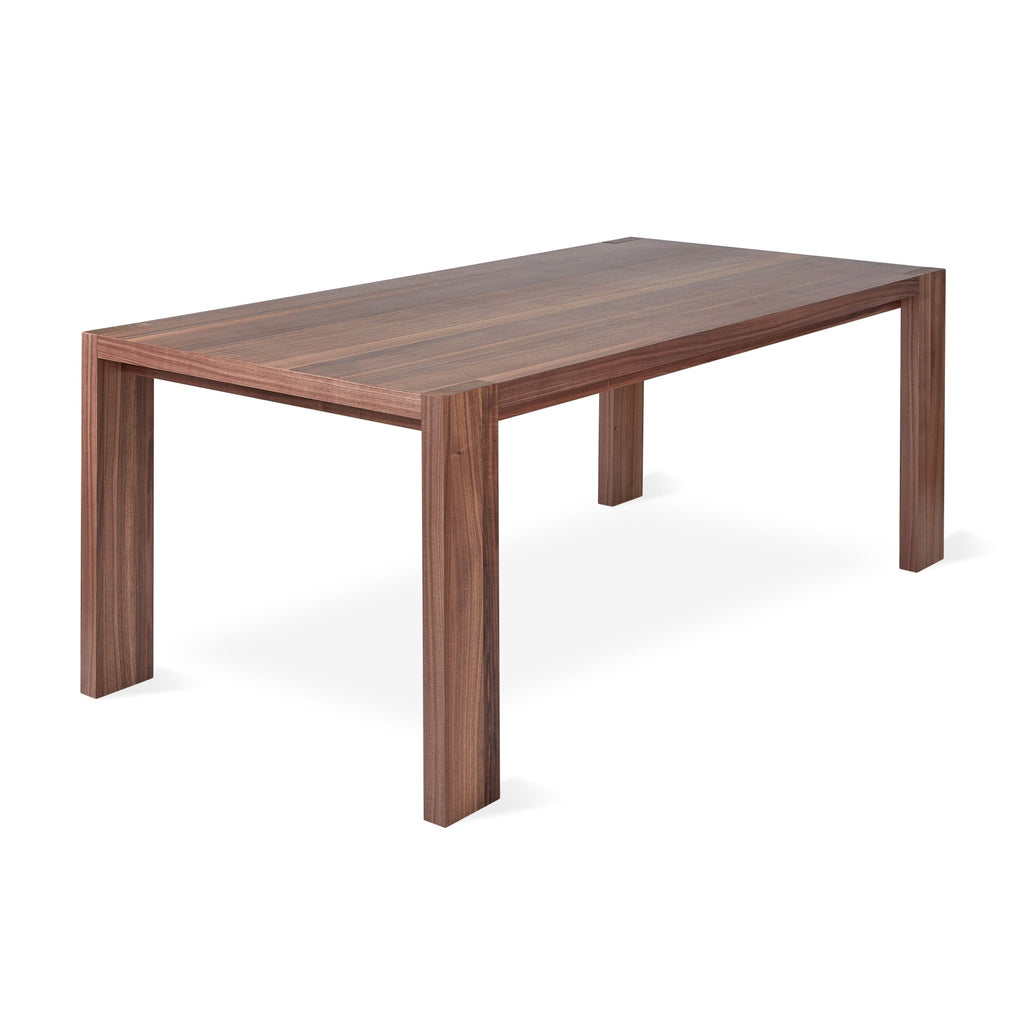 Plank Dining Table – Walnut Veneer with Solid Wood Detailing - Sage InteriorsSage InteriorsDining Table