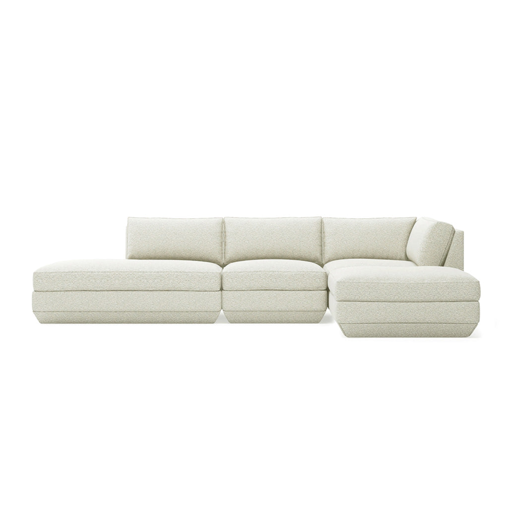 Podium 4PC Lounge Sectional B - Right Facing - Sage InteriorsgusSectional