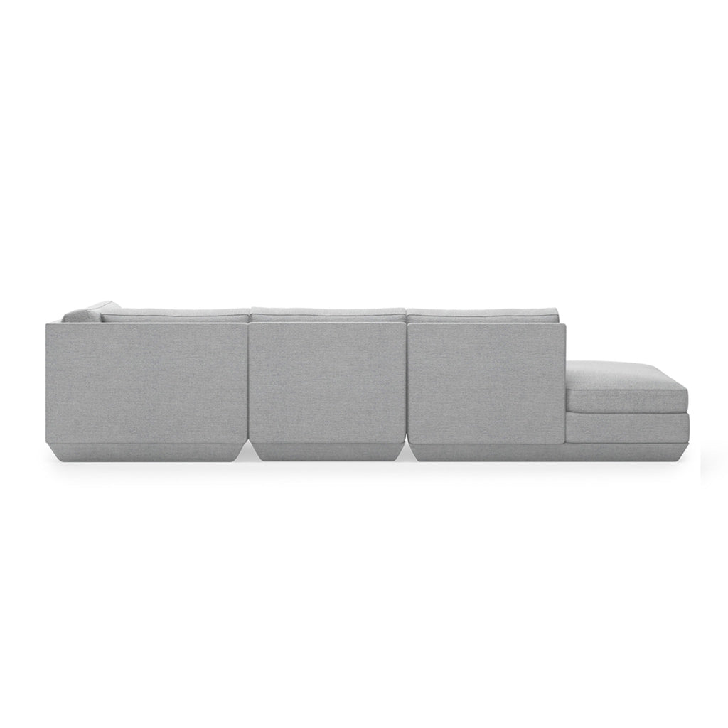 Podium 4PC Lounge Sectional B - Right Facing - Sage InteriorsgusSectional