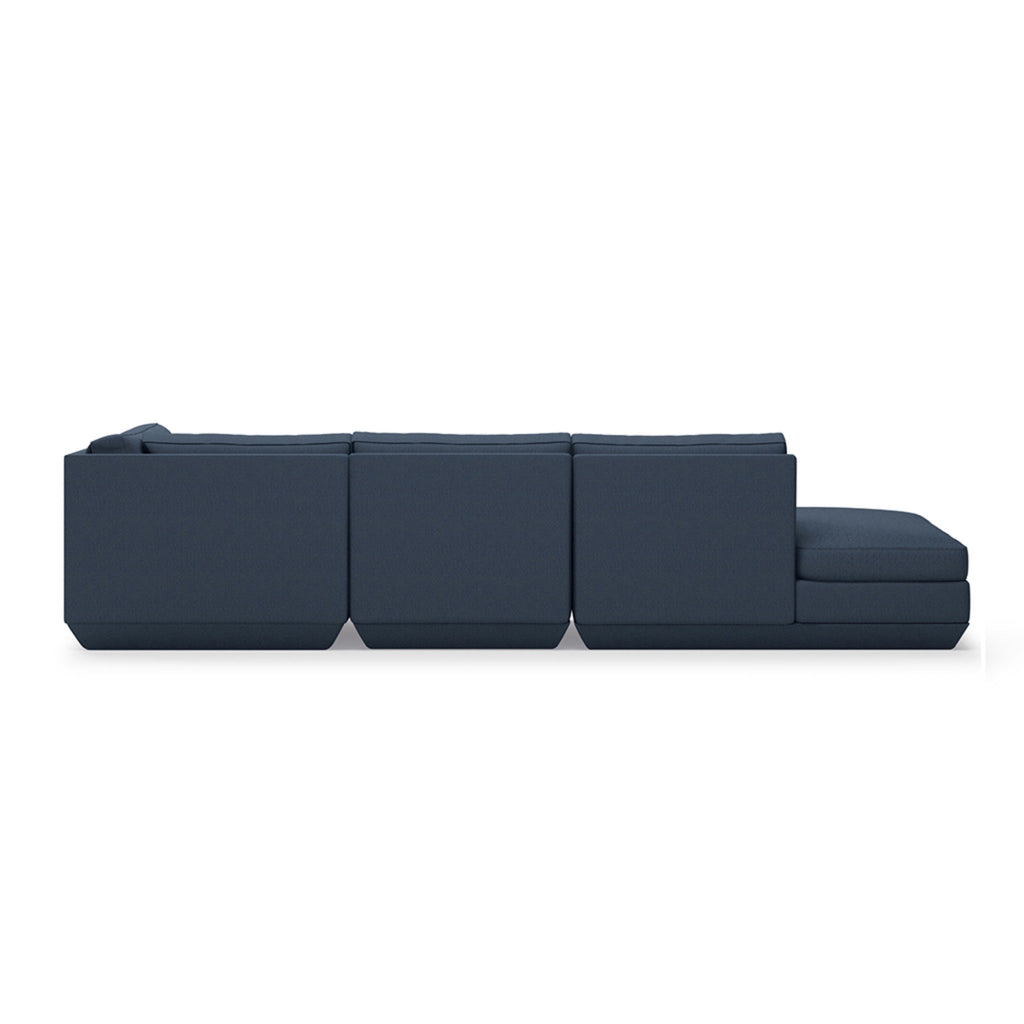 Podium 4PC Lounge Sectional B - Right Facing - Sage InteriorsgusSectional
