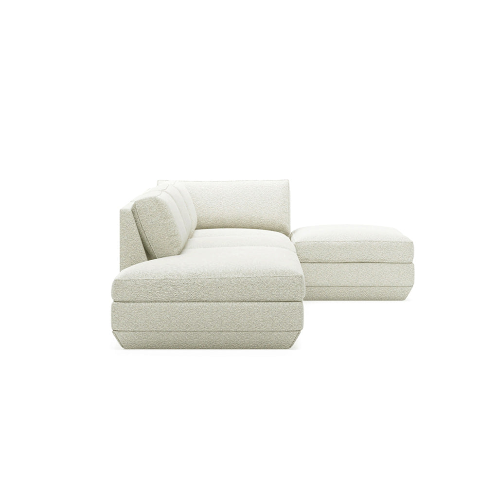Podium 4PC Lounge Sectional B - Right Facing - Sage InteriorsgusSectional