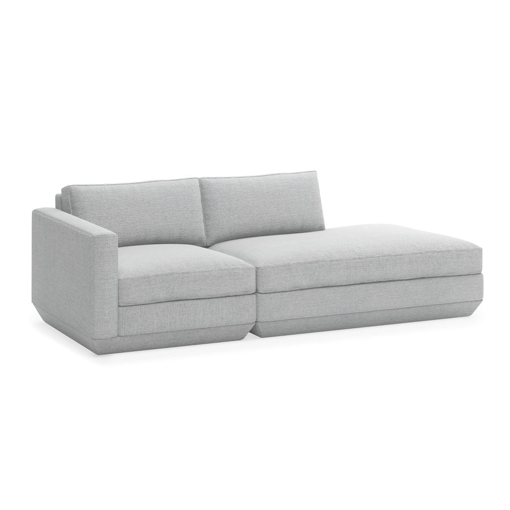 Podium Modular 2PC Lounge – Deep Relaxation with Eco - Friendly Design - Sage InteriorsGusRight/Left Lounge