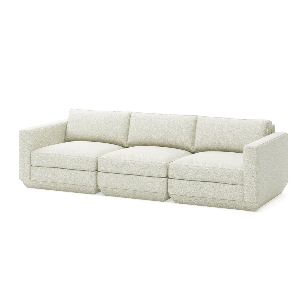 Podium Modular 3PC Sofa – Deep Seating with Sustainable Comfort & Configurable Style - Sage InteriorsGus3PC Sofa