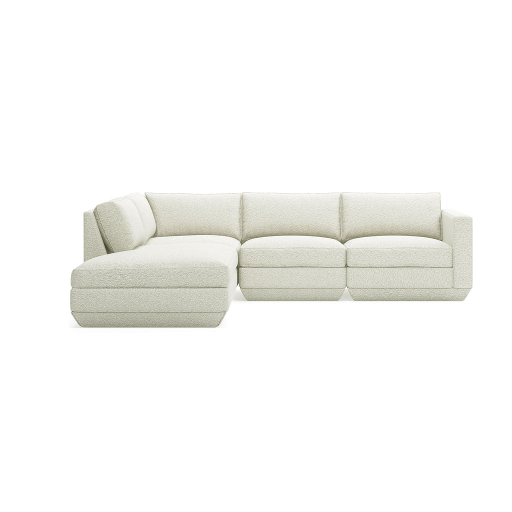 Podium Modular 4PC Lounge Sectional A – Configurable Seating for Modern Living - Sage InteriorsGus4PC Loung
