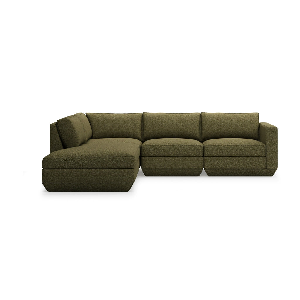 Podium Modular 4PC Lounge Sectional A – Configurable Seating for Modern Living - Sage InteriorsGus4PC Loung