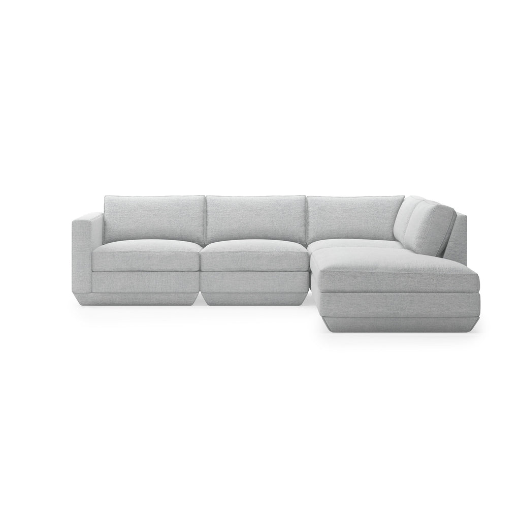 Podium Modular 4PC Lounge Sectional A – Configurable Seating for Modern Living - Sage InteriorsGus4PC Loung