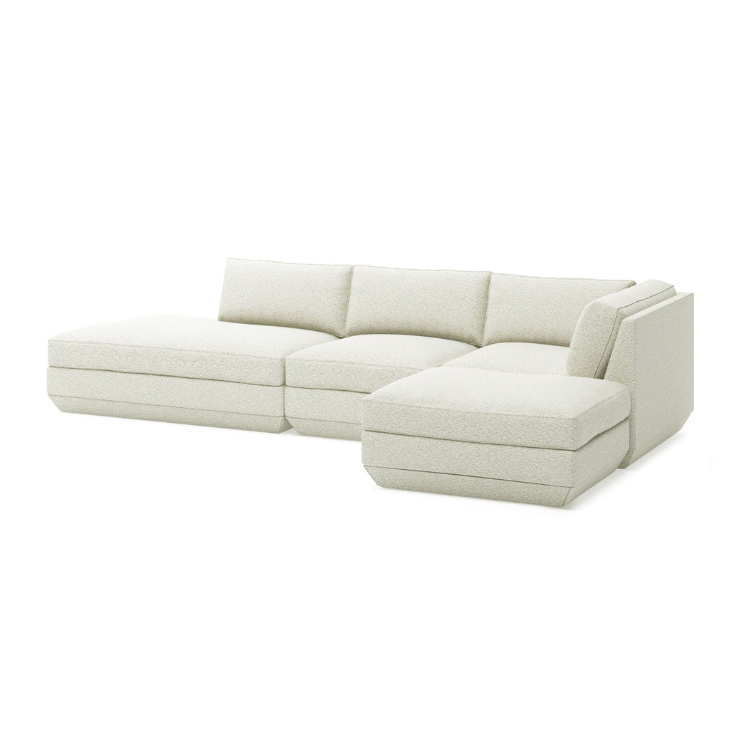 Podium Modular 4PC Lounge Sectional B – Deep - Sit Comfort with Configurable Design - Sage InteriorsGus4PC Sectional