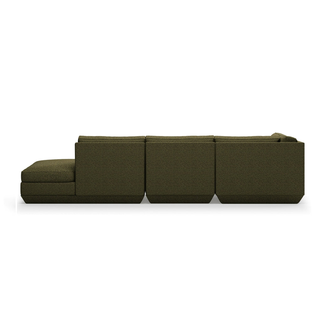 Podium Modular 4PC Lounge Sectional B – Deep - Sit Comfort with Configurable Design - Sage InteriorsGus4PC Sectional
