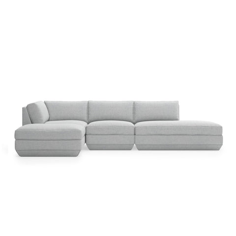 Podium Modular 4PC Lounge Sectional B – Deep - Sit Comfort with Configurable Design - Sage InteriorsGus4PC Sectional