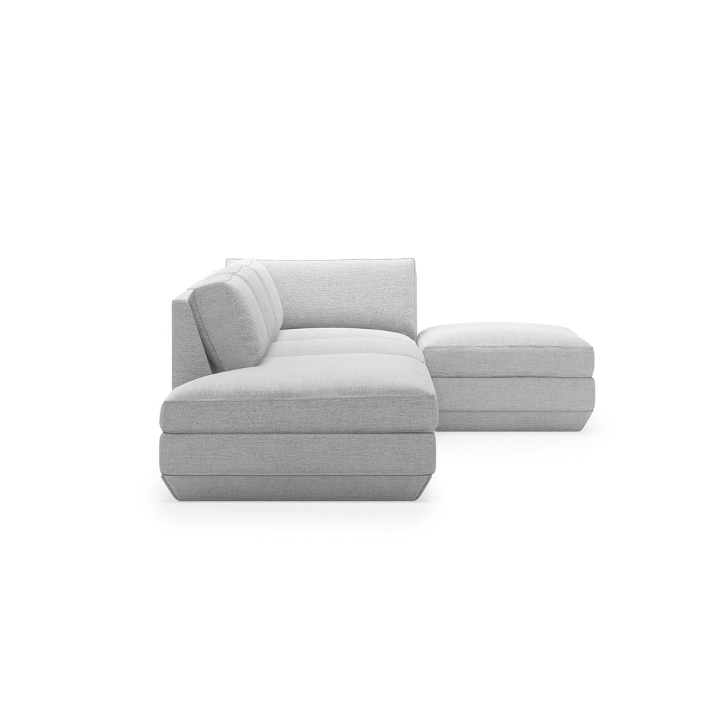 Podium Modular 4PC Lounge Sectional B – Deep - Sit Comfort with Configurable Design - Sage InteriorsGus4PC Sectional