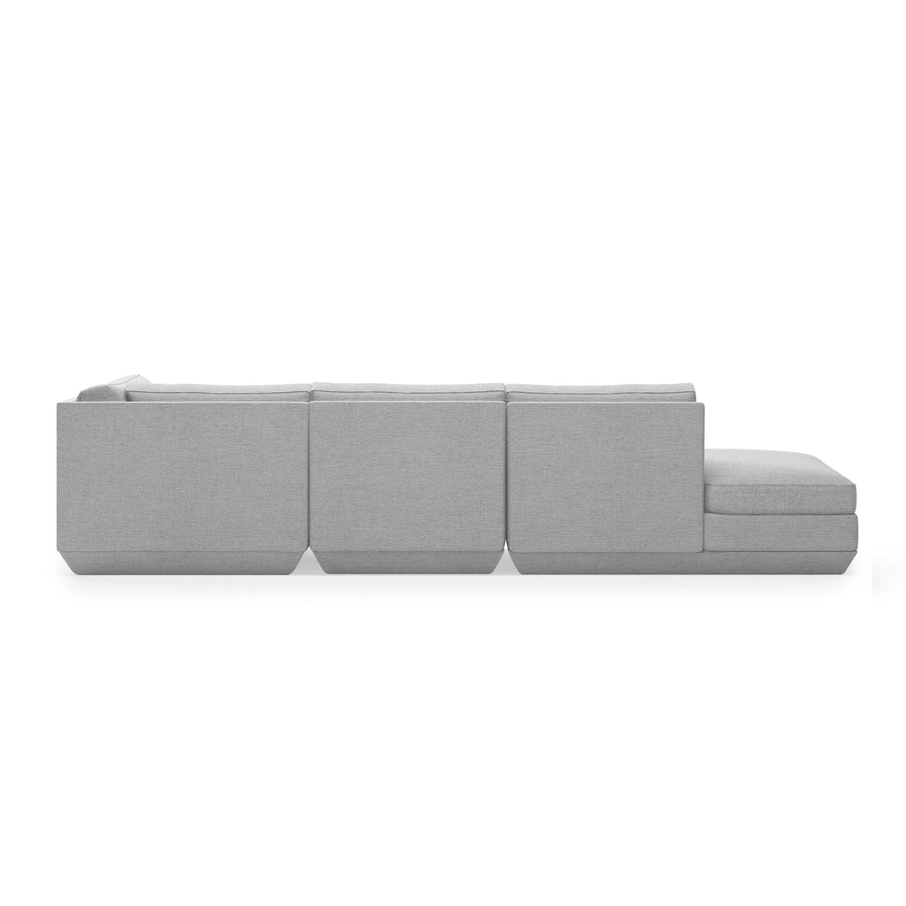 Podium Modular 4PC Lounge Sectional B – Deep - Sit Comfort with Configurable Design - Sage InteriorsGus4PC Sectional