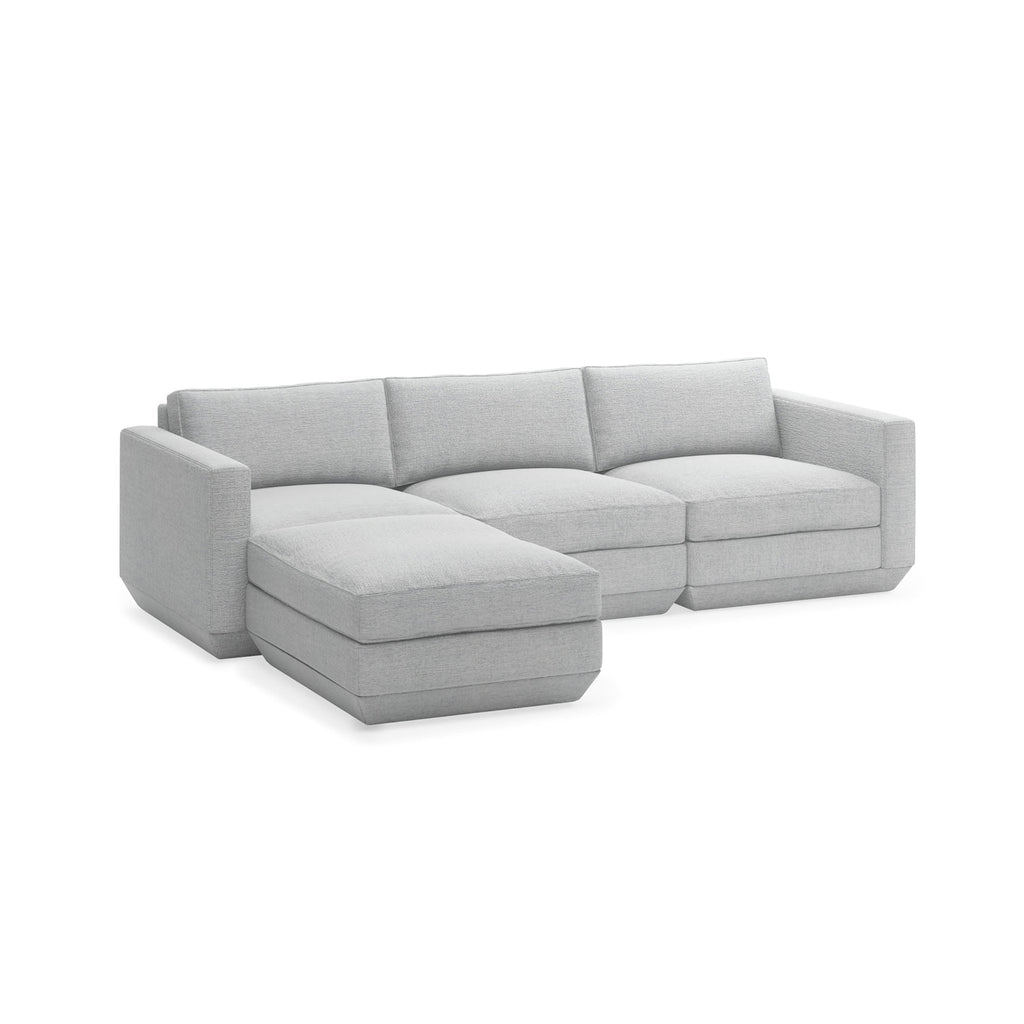 Podium Modular 4PC Sectional – Configurable Seating for Modern Interiors - Sage InteriorsGus4PC Sectional