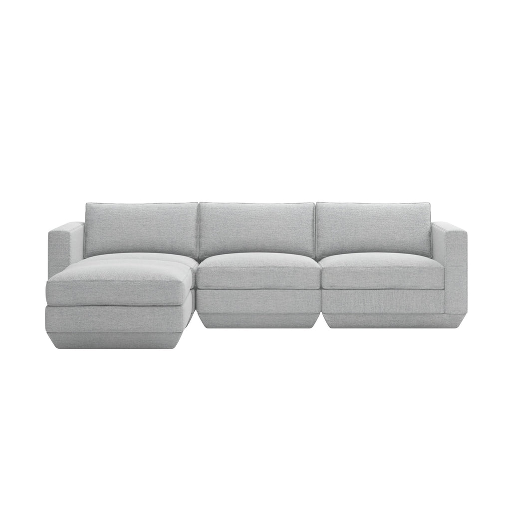 Podium Modular 4PC Sectional – Configurable Seating for Modern Interiors - Sage InteriorsGus4PC Sectional
