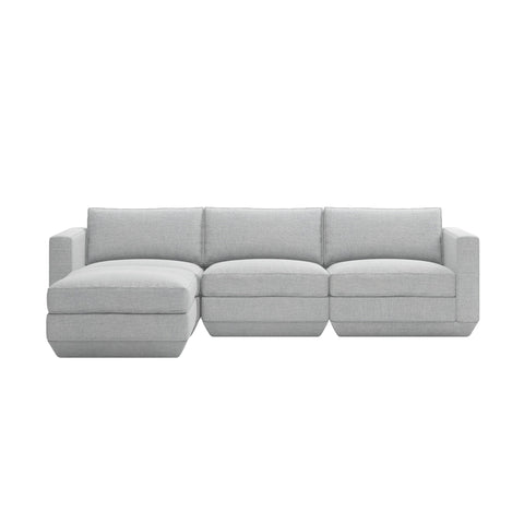 Podium Modular 4PC Sectional – Configurable Seating for Modern Interiors - Sage InteriorsGus4PC Sectional