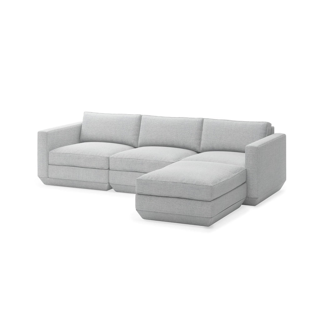 Podium Modular 4PC Sectional – Configurable Seating for Modern Interiors - Sage InteriorsGus4PC Sectional