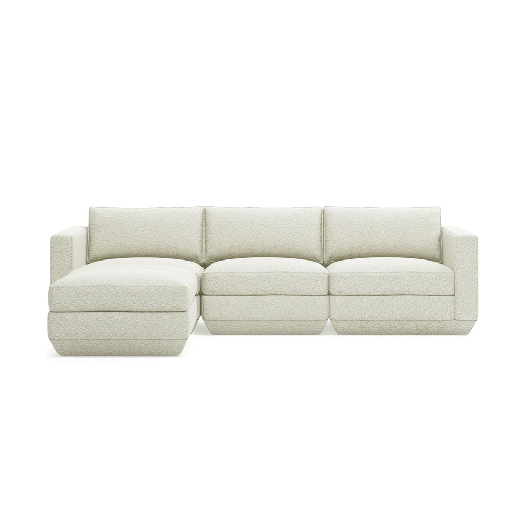Podium Modular 4PC Sectional – Configurable Seating for Modern Interiors - Sage InteriorsGus4PC Sectional