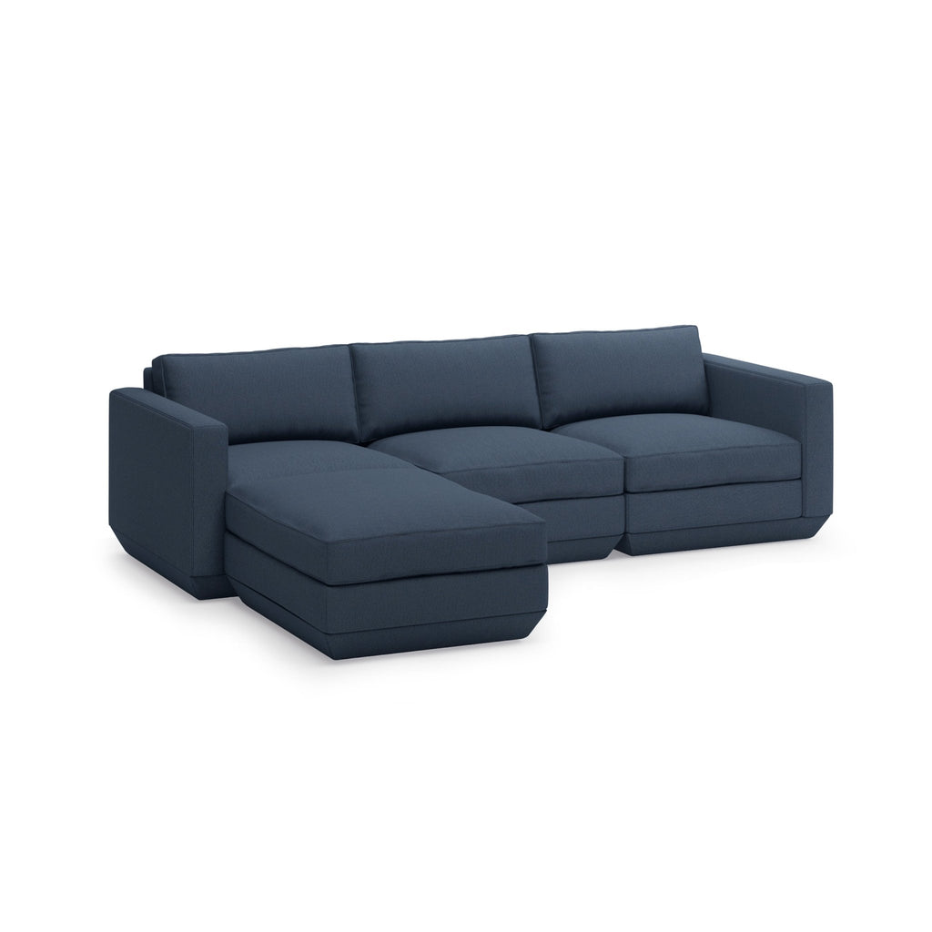 Podium Modular 4PC Sectional – Configurable Seating for Modern Interiors - Sage InteriorsGus4PC Sectional