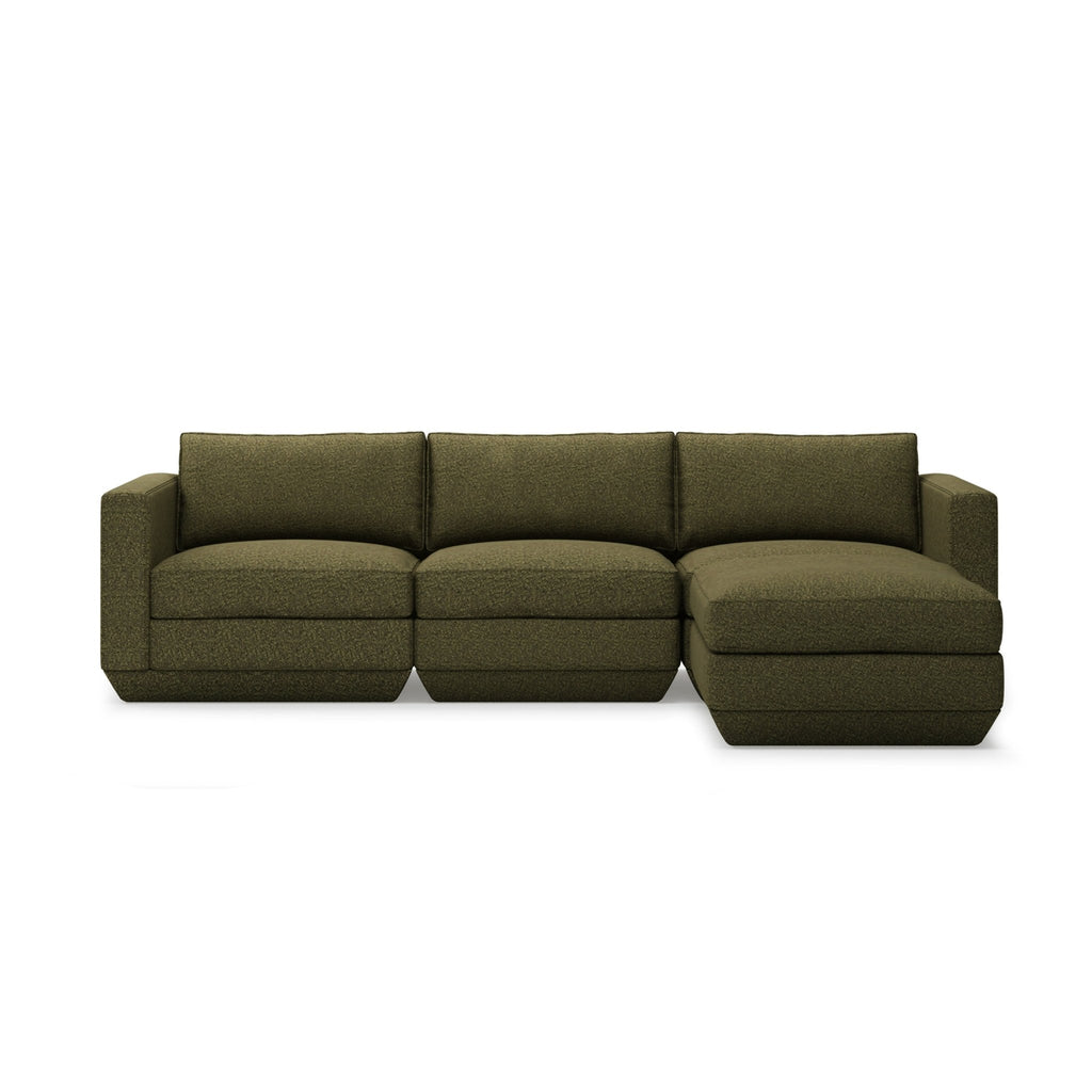 Podium Modular 4PC Sectional – Configurable Seating for Modern Interiors - Sage InteriorsGus4PC Sectional