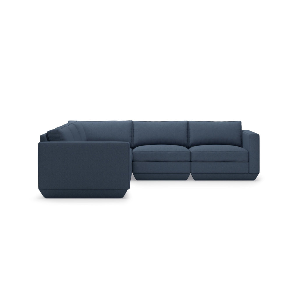 Podium Modular 5PC Corner Sectional – Spacious Seating with Customizable Comfort - Sage InteriorsGus4PC Sectional