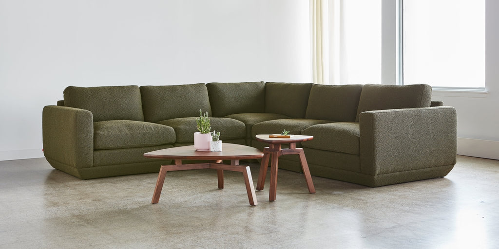 Podium Modular 5PC Corner Sectional – Spacious Seating with Customizable Comfort - Sage InteriorsGus4PC Sectional