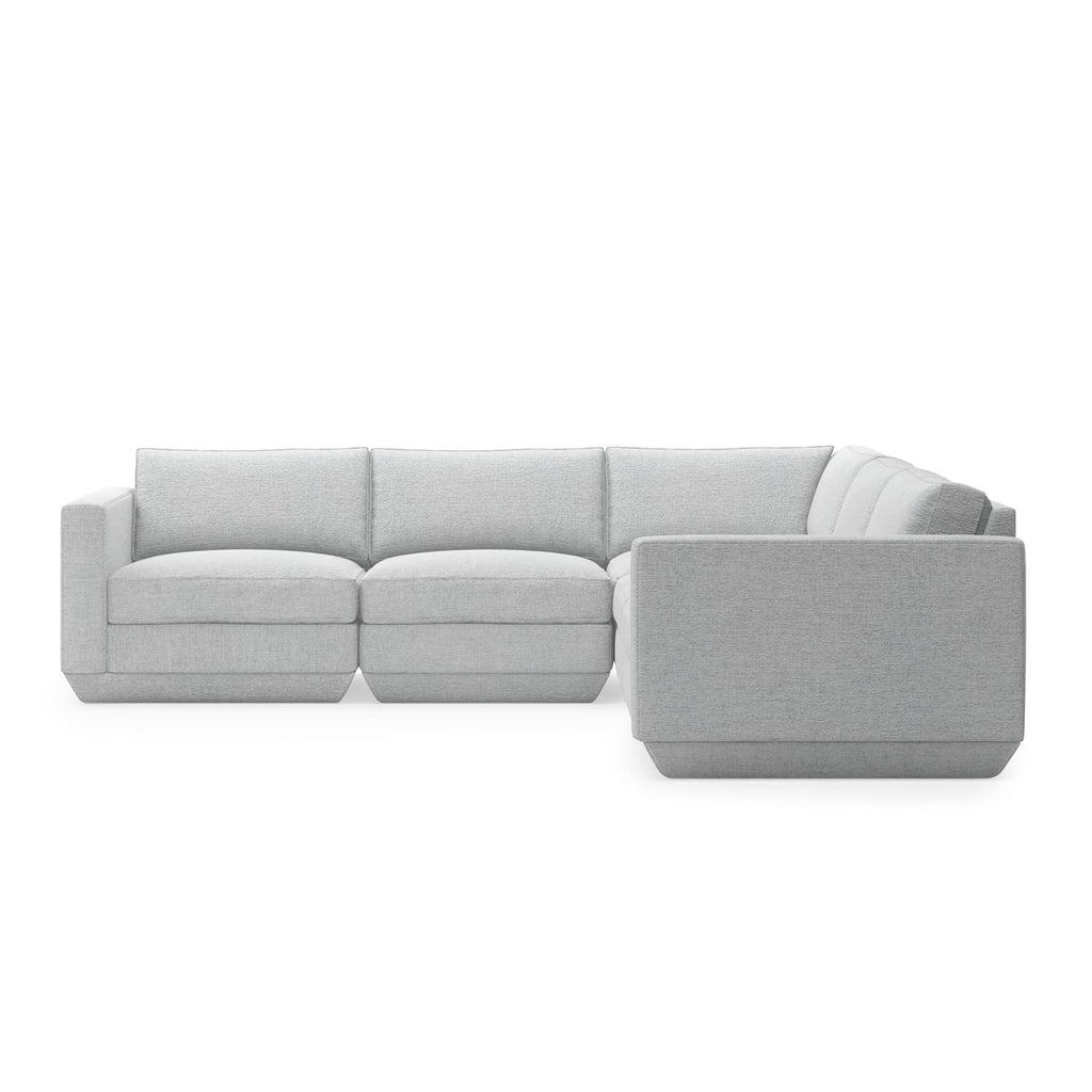 Podium Modular 5PC Corner Sectional – Spacious Seating with Customizable Comfort - Sage InteriorsGus4PC Sectional