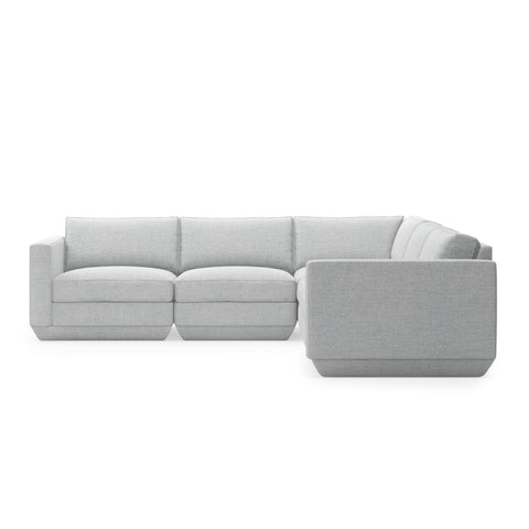 Podium Modular 5PC Corner Sectional – Spacious Seating with Customizable Comfort - Sage InteriorsGus4PC Sectional