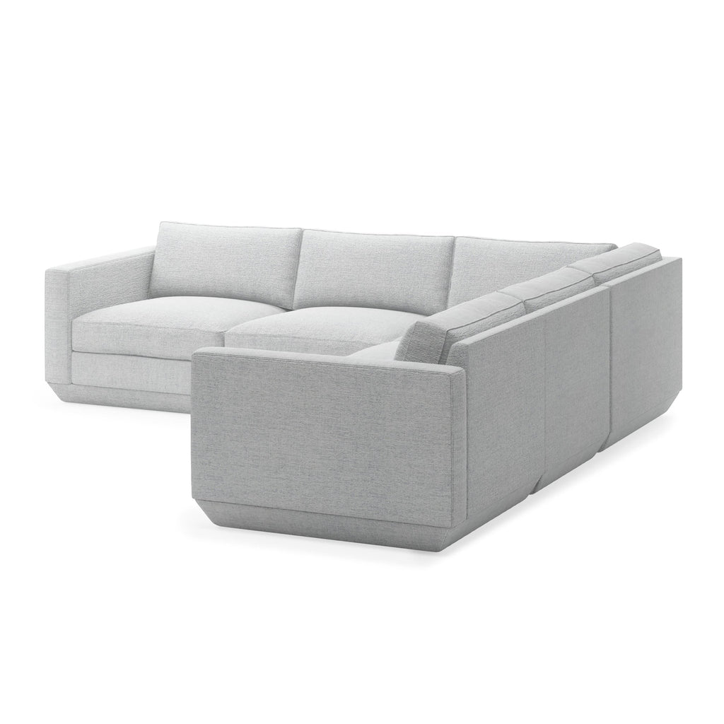 Podium Modular 5PC Corner Sectional – Spacious Seating with Customizable Comfort - Sage InteriorsGus4PC Sectional