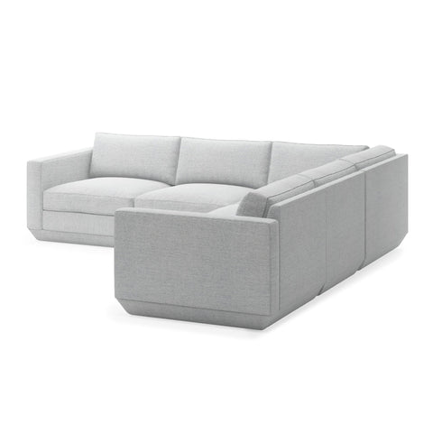 Podium Modular 5PC Corner Sectional – Spacious Seating with Customizable Comfort - Sage InteriorsGus4PC Sectional