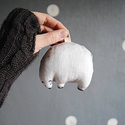 Polar Bear Christmas Ornament Arctic Animal Totem - Sage InteriorsTREE