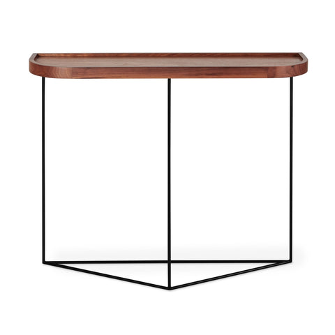 Porter Console Table – Walnut or FSC® Ash Veneer with Wall Mount Brackets - Sage InteriorsSage InteriorsTable