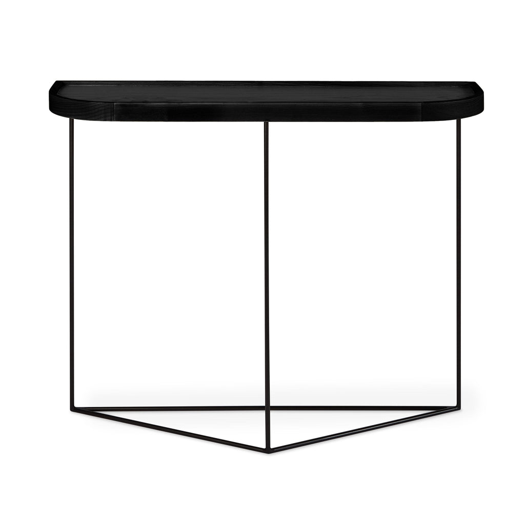 Porter Console Table – Walnut or FSC® Ash Veneer with Wall Mount Brackets - Sage InteriorsSage InteriorsTable
