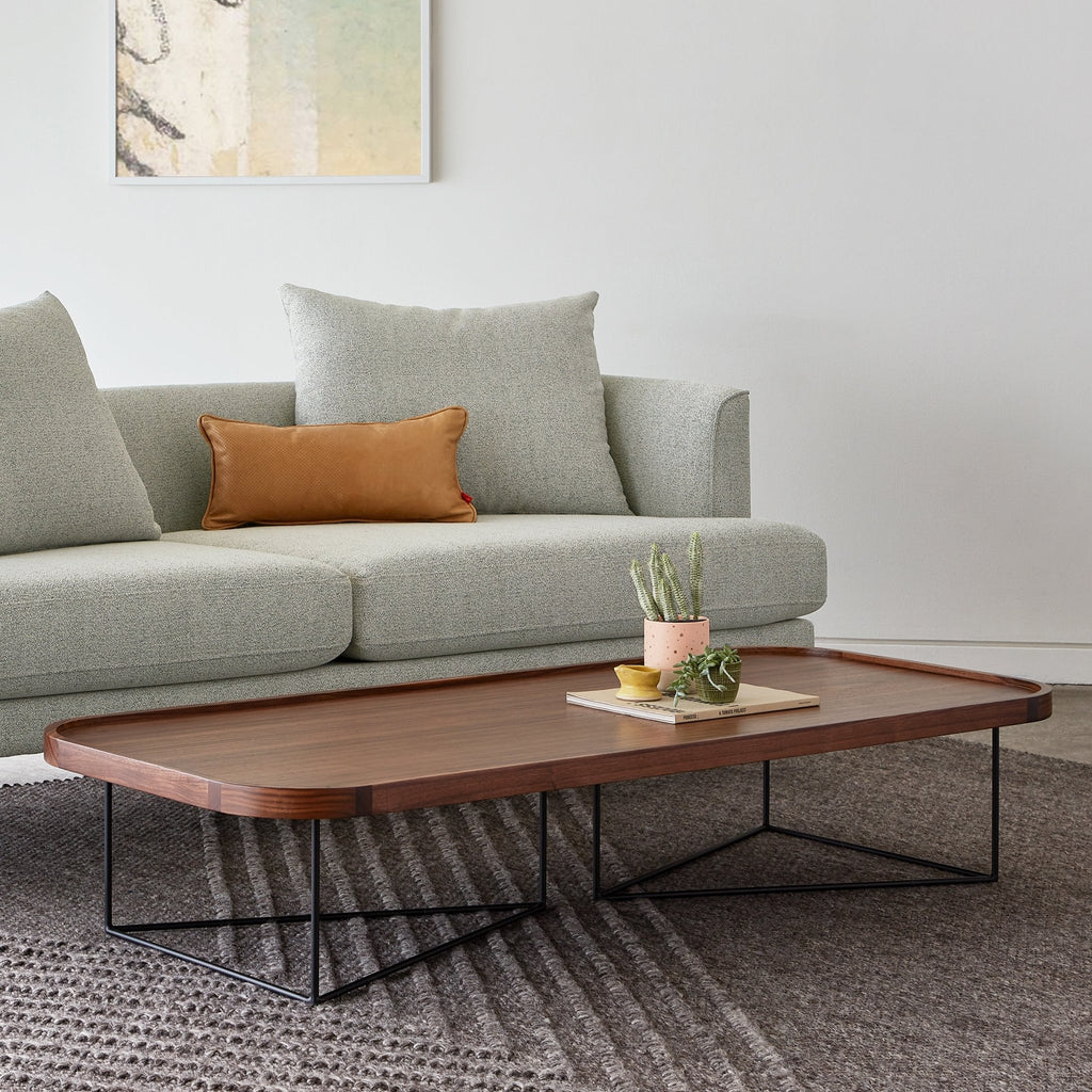 Porter Rectangular Coffee Table – Walnut or FSC® - Certified Ash Veneer - Sage InteriorsSage InteriorsTable