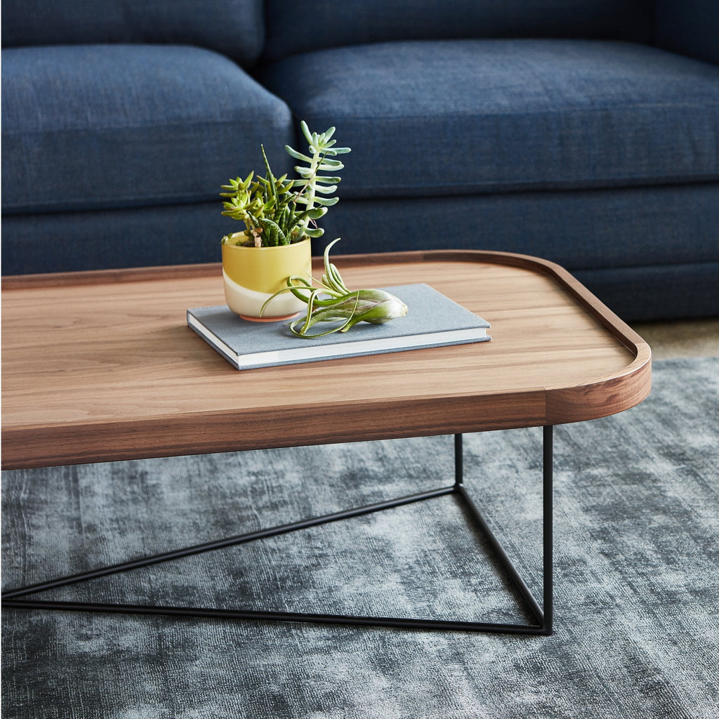 Porter Rectangular Coffee Table – Walnut or FSC® - Certified Ash Veneer - Sage InteriorsSage InteriorsTable