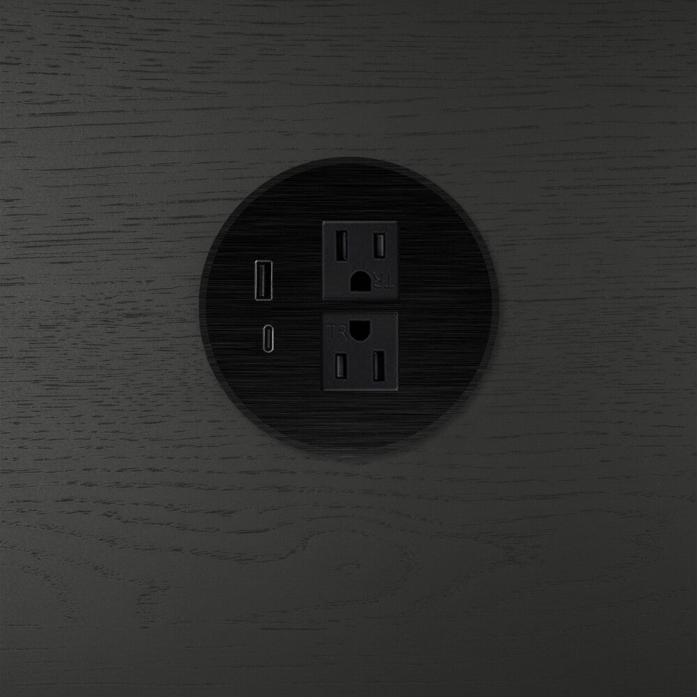Power Circle – Modern Desk Power Outlet with USB | Sage Interiors - Sage InteriorsEthnicraft