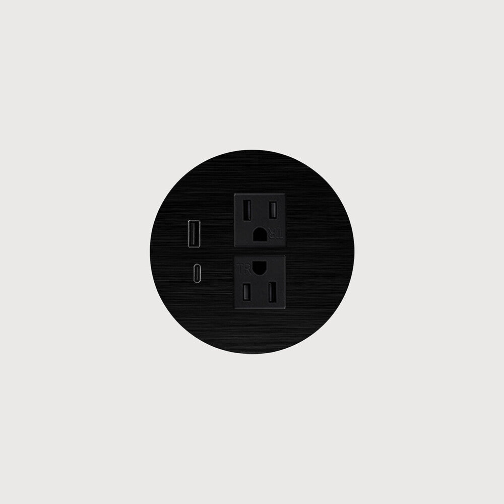 Power Circle – Modern Desk Power Outlet with USB | Sage Interiors - Sage InteriorsEthnicraft